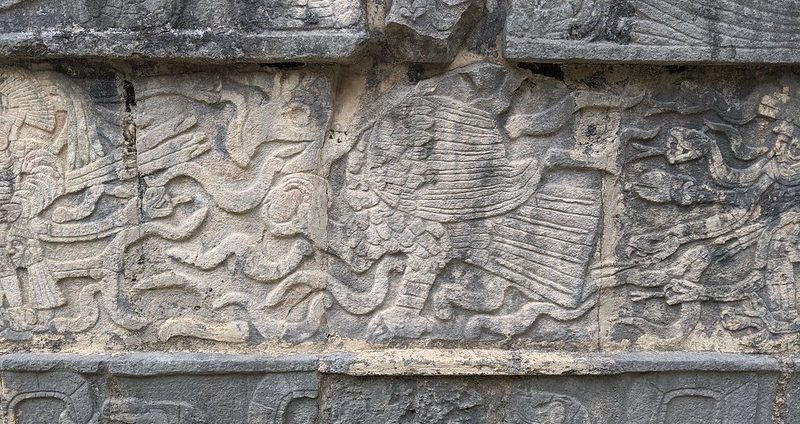 Platform of the Eagles and Jaguars Chichen Itza