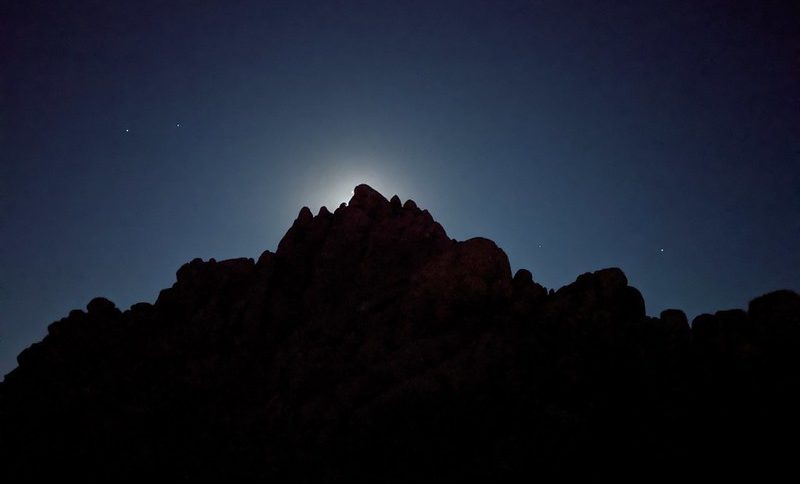 Full moon rising, Joshua Tree National Park